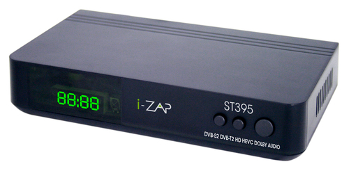 i-ZAP T395 Terrestre HD Nero - (IZP DECODER ST395 DVBT2+DVBS2)